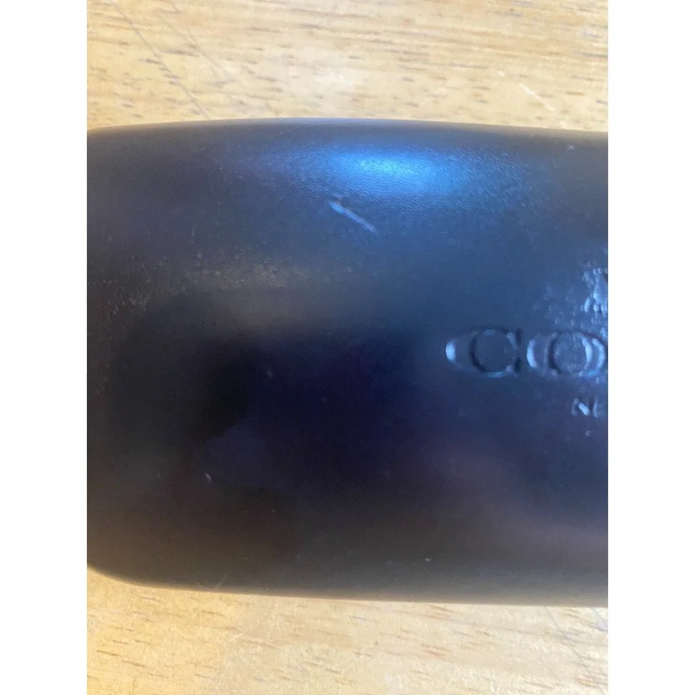 Coach New York Black Hard Shell Eyeglasses Sunglasses Clamshell Case Logo